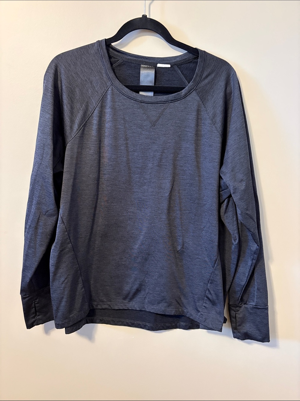 2 - Classic Crewneck Long Sleeve Pullover - Charcoal